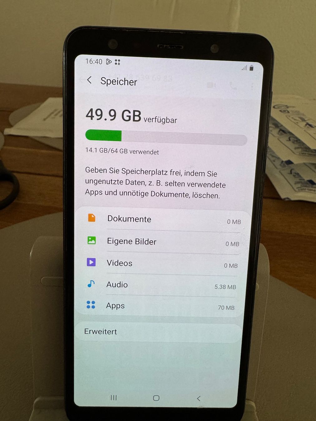Samsung Portables: Samsung Galaxy A7 2018 – D'occasion à Adliswil par Busys 3