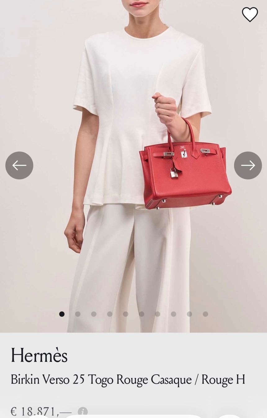 Hermès Borse da donna: Hermes Birkin 25 – Nuovo (secondo la descrizione) da Paradiso venduto da Under_sun