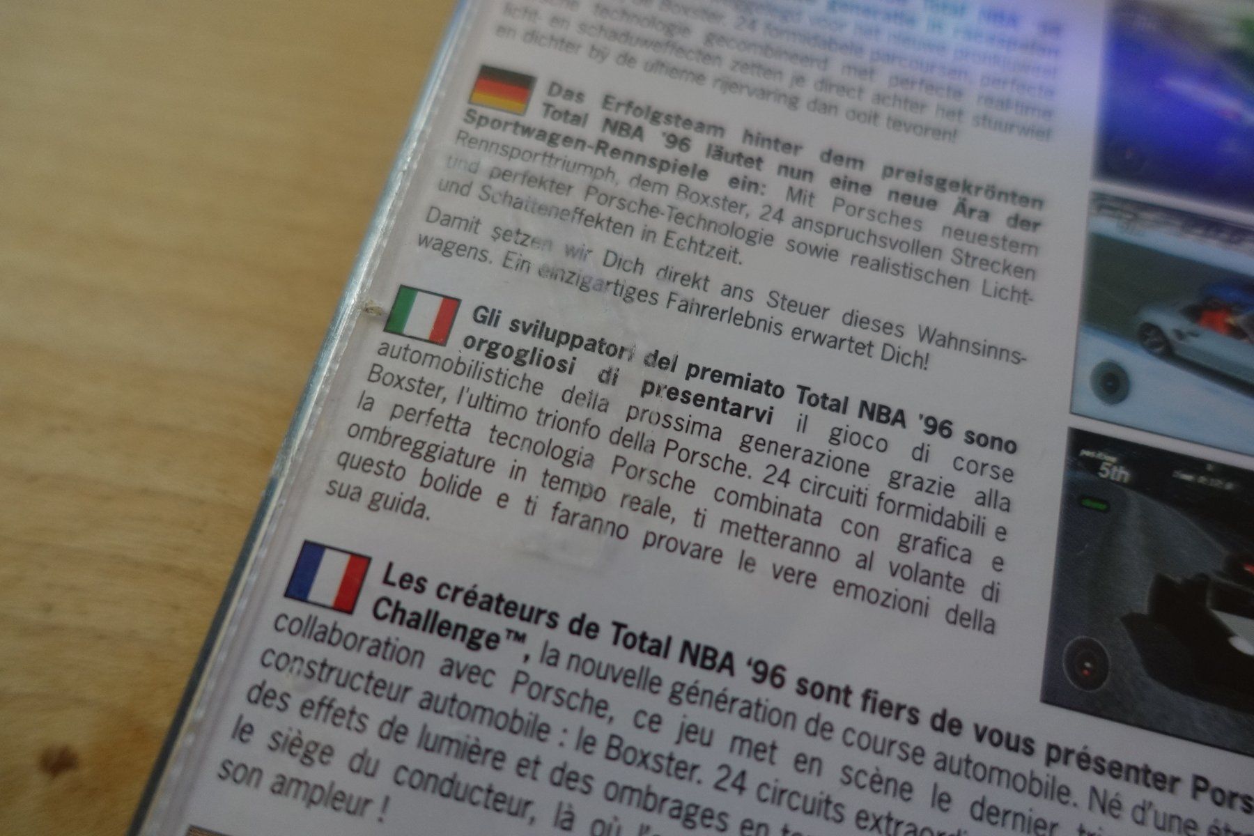 Sony Giochi: Porsche Challenge – Usato da Steinach venduto da Gamecetch 4