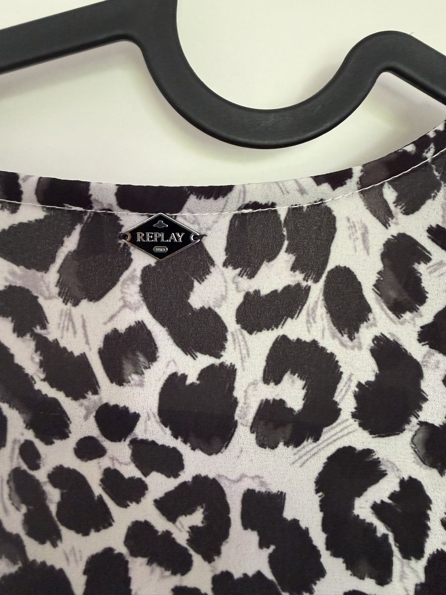 Replay Vestiti: Robe Replay longue imprimé léopard taille M – Nuovo (secondo la descrizione) da Genève venduto da acr_88hl 4