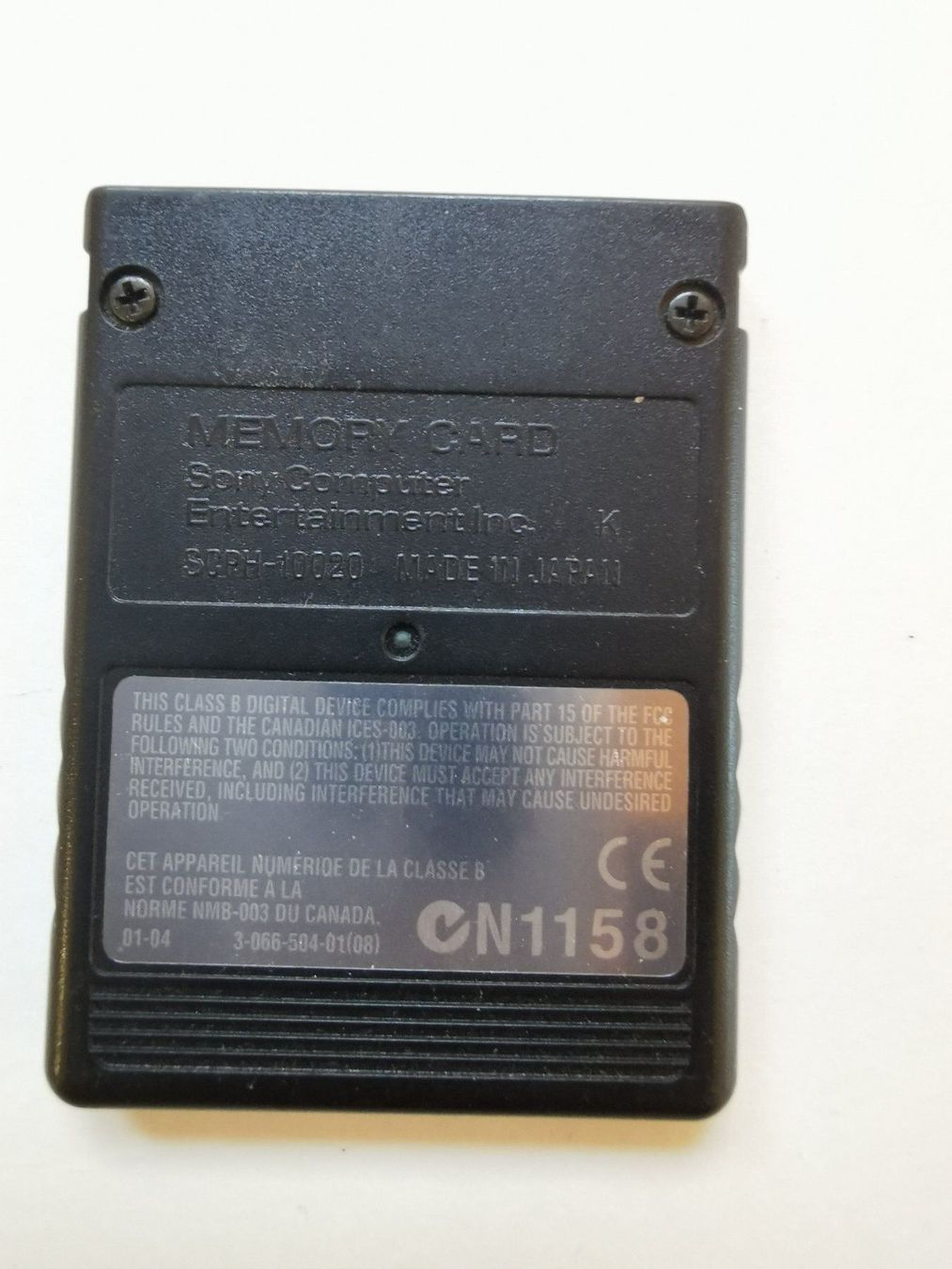 Sony Memory unit & Memory card: Ps 2 - Memory Card 8 MB – Usato da Lenzburg venduto da eyworld 1