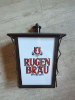 Wandlampe Rugen Bräu, Vintage, gebraucht