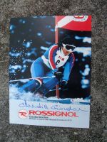 CLAUDIA GIORDANI (ITA) SKISTAR AUTOGRAMMKARTE