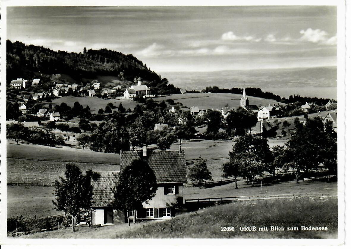 Cartoline postali: Grub mit Blick zum Bodensee – Usato da Hochdorf venduto da Ziegel-16