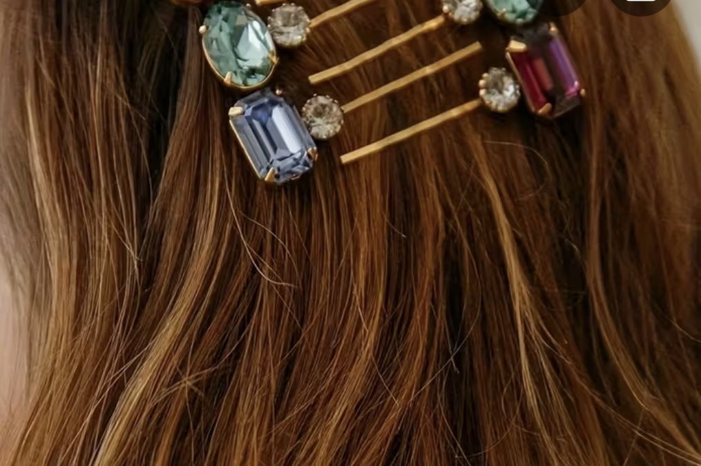 Haarschmuck: Haarspangen mit bunten Steinen, neu – Neu und originalverpackt aus Saanen von SoniaMichaela 3