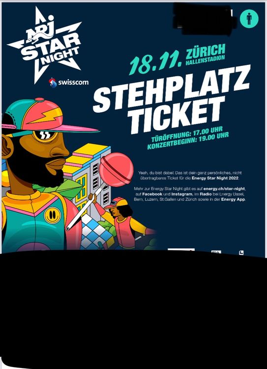 Energy Star Night 2022 Ticket zu vergeben (nur 1) Kaufen auf Ricardo