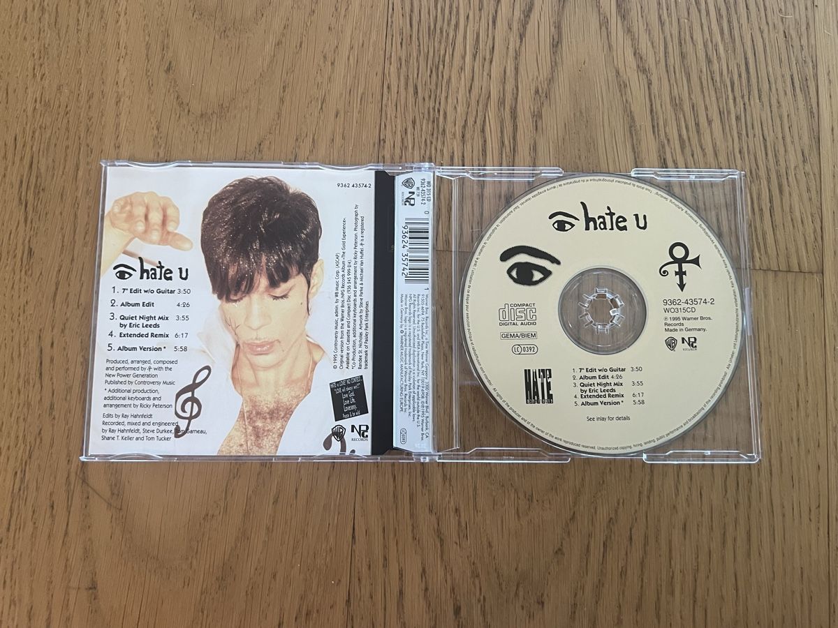 CDs: PRINCE: I Hate U CD-Single (1995) – Gebraucht aus Hünenberg von Paddels 1