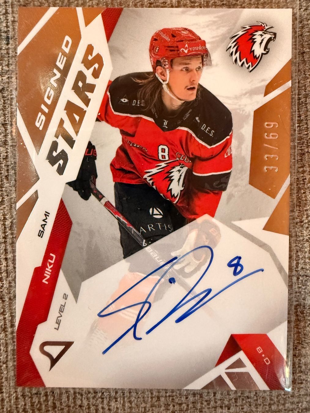 Sportzoo Sammelbilder & Trading cards: Sami Niku - LHC - Signed Stars - 33/69 – Neu (gemäss Beschreibung) aus Cheyres von KeK04