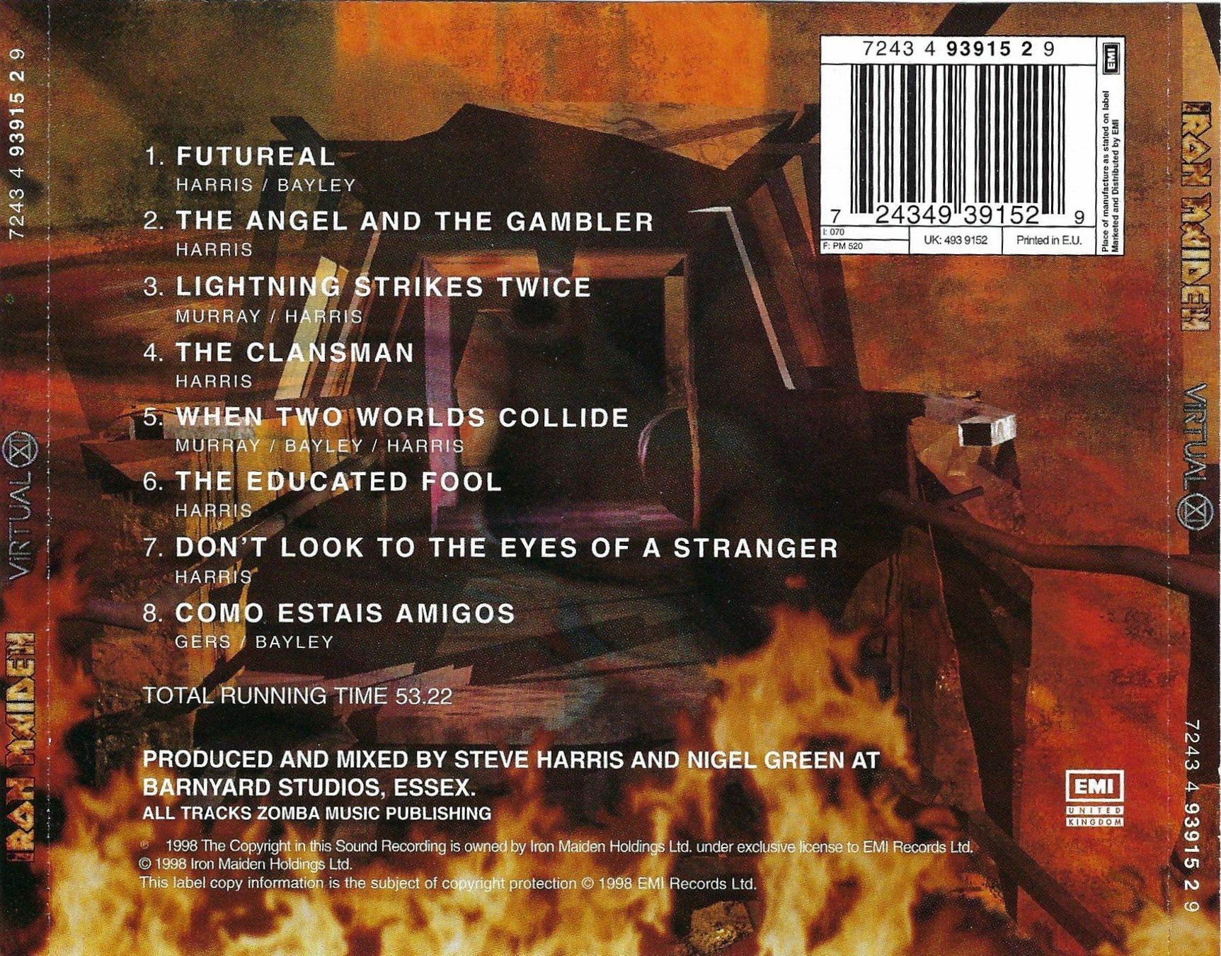 CD: CD: IRON MAIDEN - Virtual XI – Usato da Rotkreuz venduto da groeli69 1