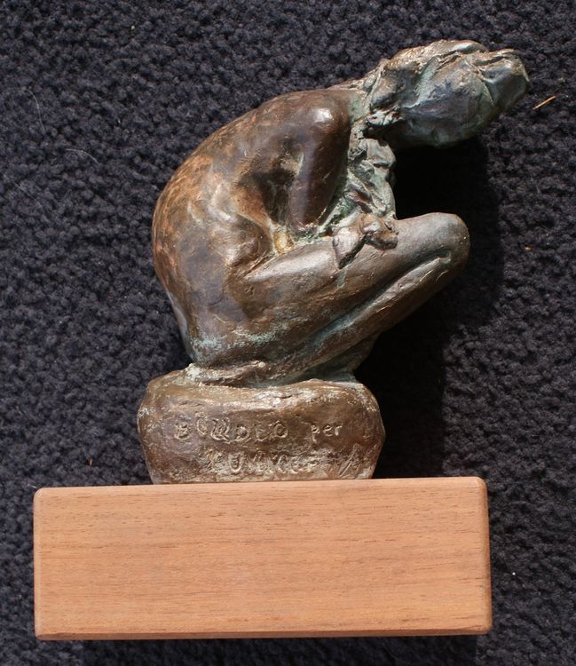 Bozzolo Adriano, Bronce Skulptur, Frau, Kind, per Unicef Kaufen auf