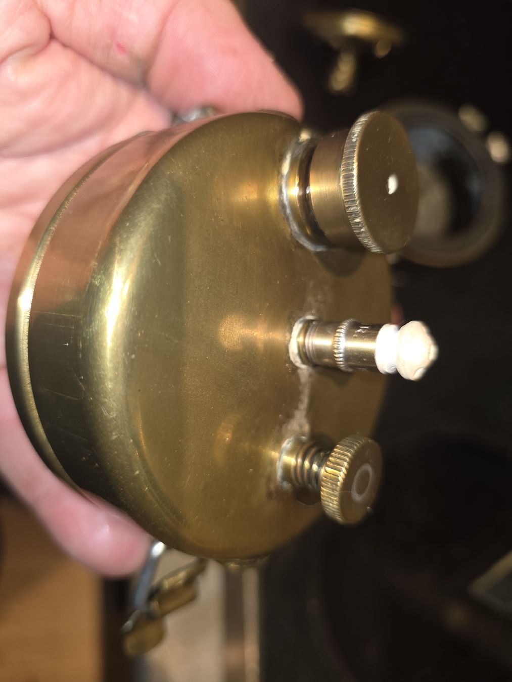 SBB/CFF/FFS Lampade: SBB Rangierlaterne Karbitlampe  Basel  – Usato da Grossaffoltern venduto da kaefer14 5
