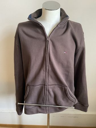Tommy Hilfiger Herren Zip Jacke Braun XXL Top Zustand!