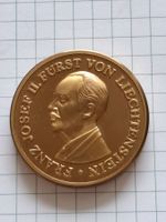 Franz Joseph II Fürst von Liechtenschtein Dinastiemedaille