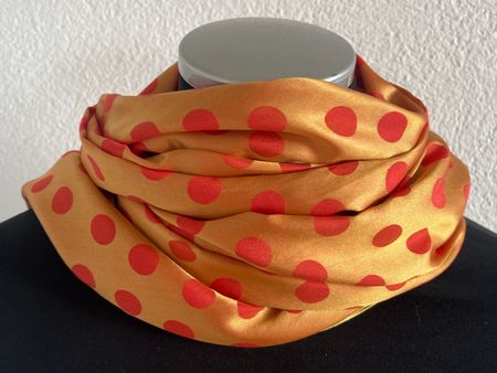 Colora Schal, 49% Seide, 2 seitig tragbar, NEU
