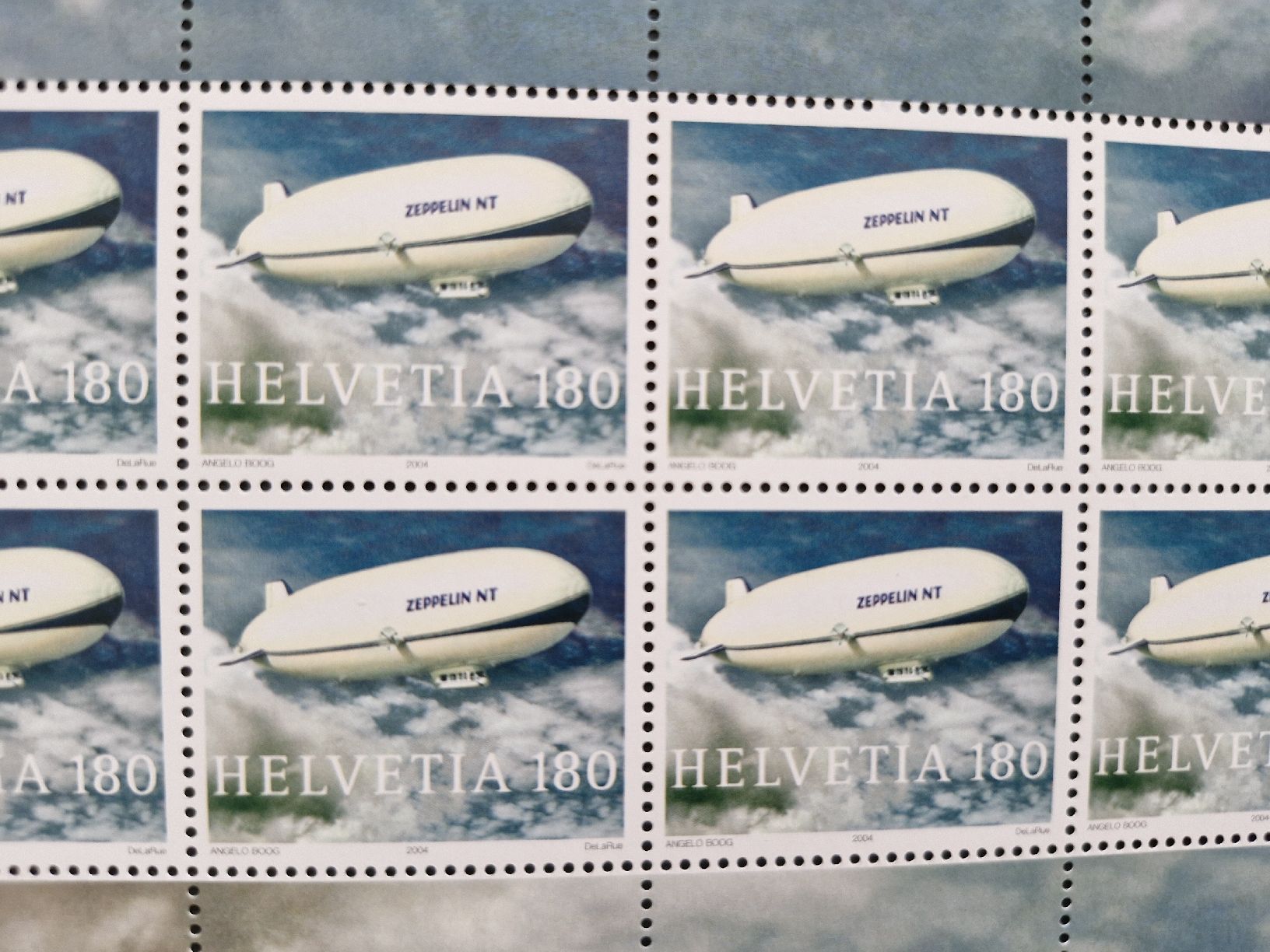 Alle Briefmarken: Zeppelin NT, Briefmarkenbogen 2004 , postfrisch! Top! – Neu (gemäss Beschreibung) aus Frauenfeld von Kasico 3