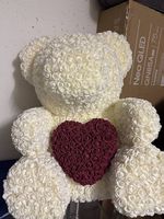 Rosen Bär mit Herz, neuwertig, Geschenkidee!