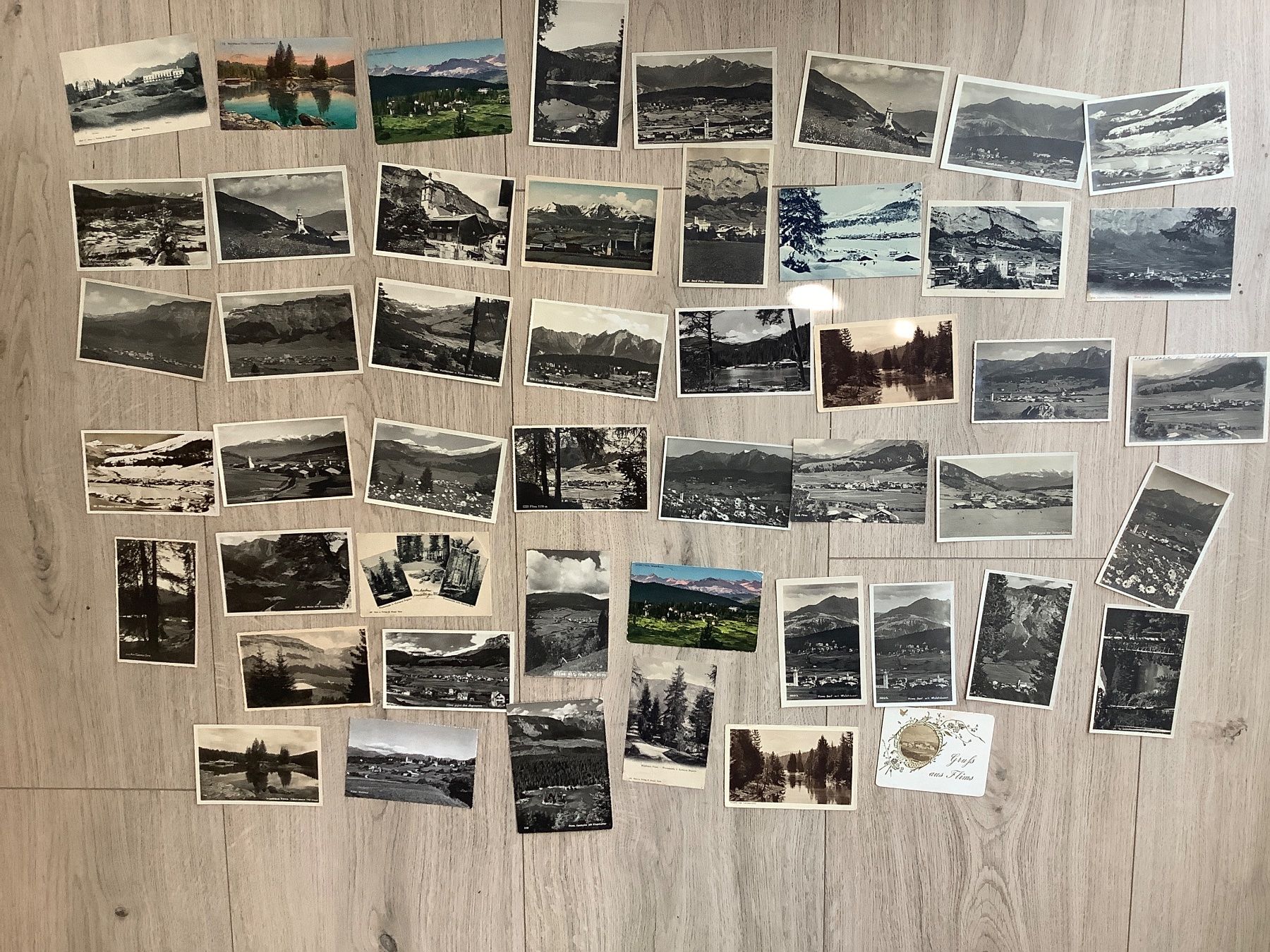 Cartoline postali: 50 alte, gelaufene Ansichtskarten Flims ab 1907 – Usato da St. Gallen venduto da herbrig2