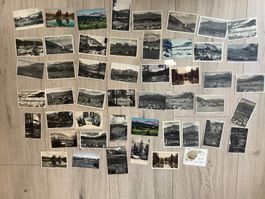 50 alte, gelaufene Ansichtskarten Flims ab 1907