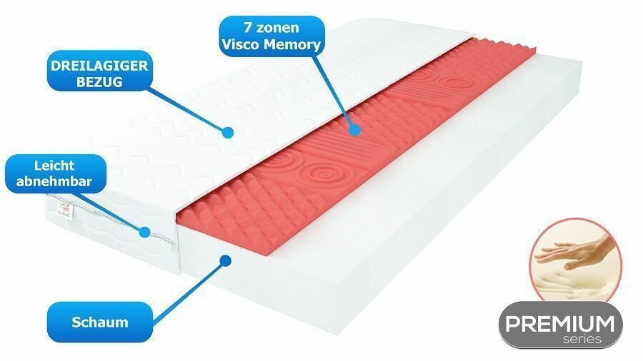 Materassi: Matratze 80x200 PERUGIA - H2/H3 - 11cm – Nuovo e nell'imballaggio originale da Wallenwil venduto da toesstal-vertrieb 4