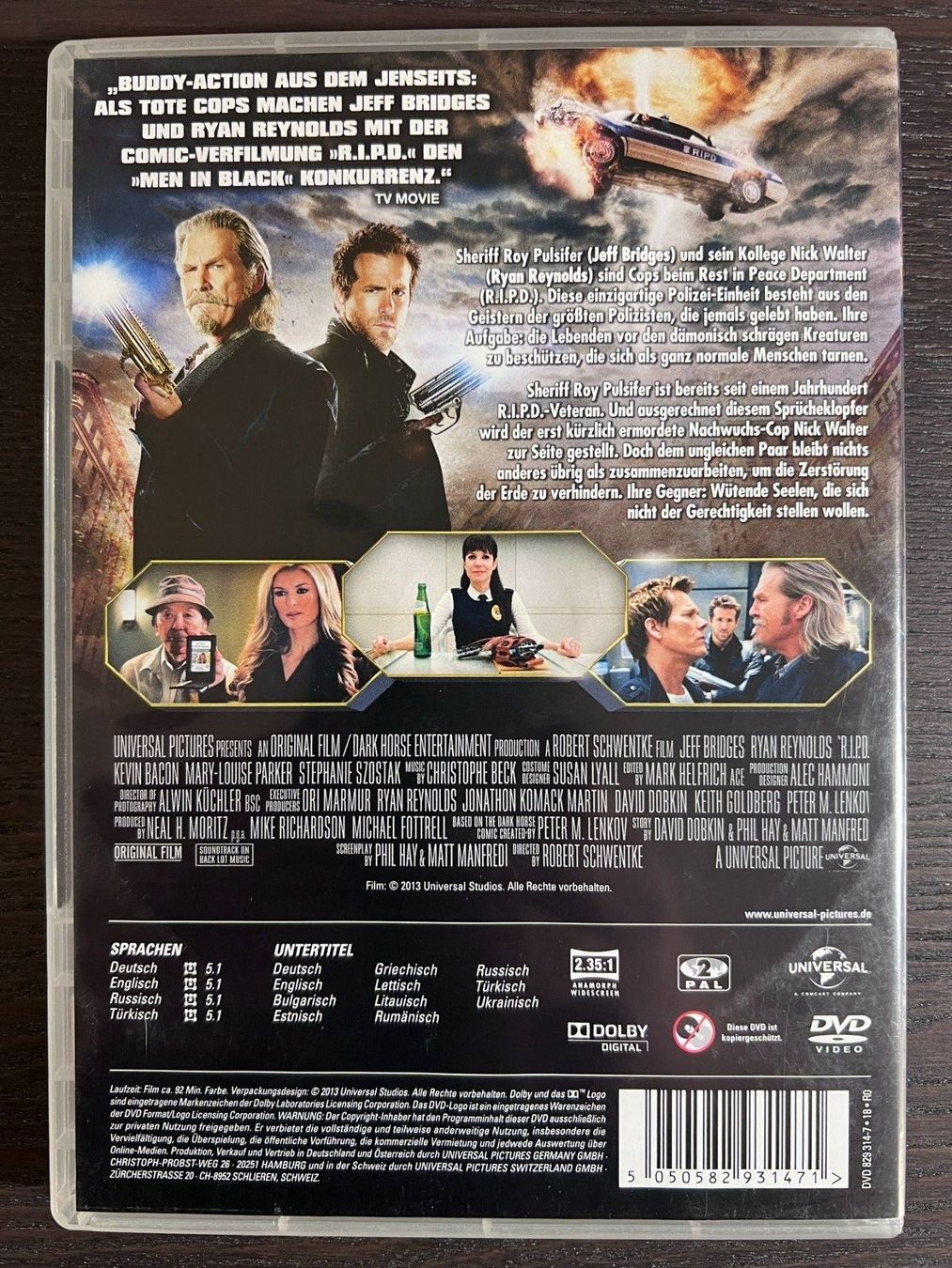 Tutti i DVDs: R.I.P.D - Rest in Peace Department – Usato da Zürich venduto da FilmFreunde 1