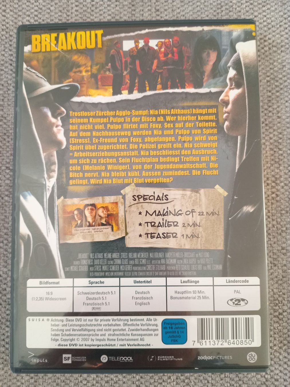 Tous les DVDs: BREAKOUT – D'occasion à Zollikofen par jde_72zf 1
