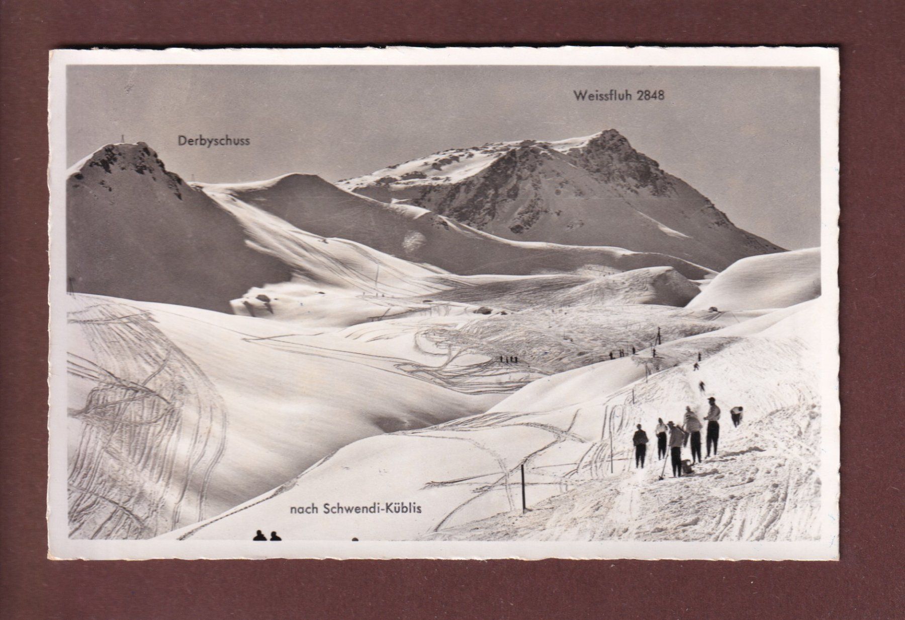 Cartoline postali: WEISSFLUH - 1956 – Usato da Pully venduto da nicecards