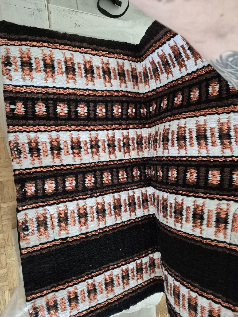 Coperte: Blanket mit schönem Muster, gut erhalten – Usato da Laufen venduto da Fiiben 1