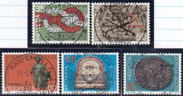 720-724 passende Orts-Vollstempel aus der Zeit