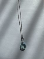 Swarovski Halskette blau silberfarben guter Zustand