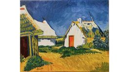 Entspannende Landhauslandschaft