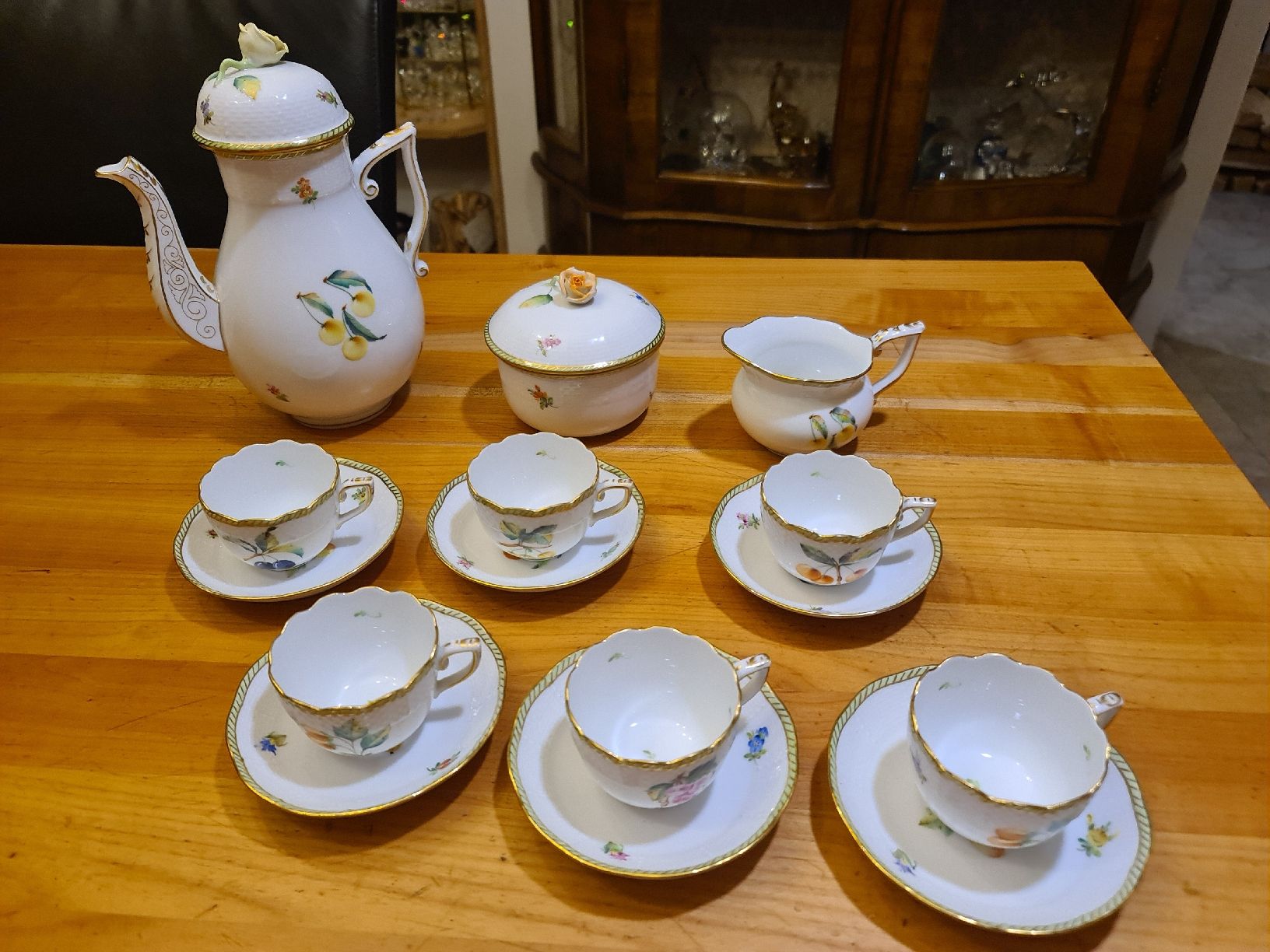 Herend Set di piatti: Herend Porzellan Moccaservice – Usato da henau venduto da Rockj