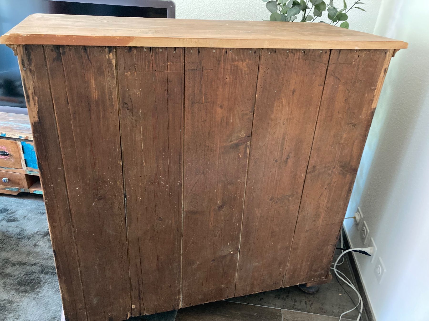 Commodes: Antike Kommode/Schrank Holz massiv – D'occasion à Bottmingen par Laternenlicht 4