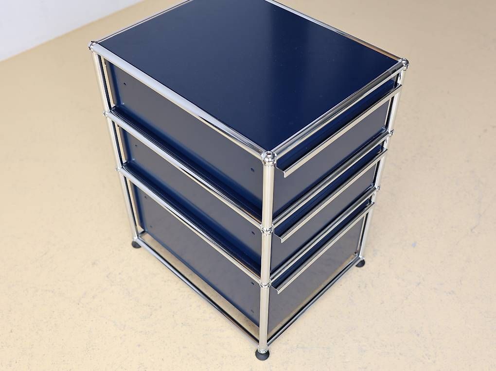 USM Banconi: USM Haller Korpus in Stahlblau – Usato da Meinisberg venduto da atelier_TILIJA 5