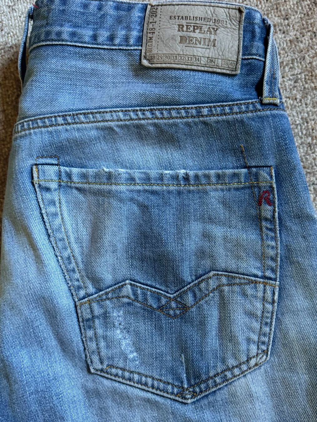 Replay Pantaloni: Replay Jeans Shorts Grösse W31 – Usato da Unterseen venduto da bongmarley 6