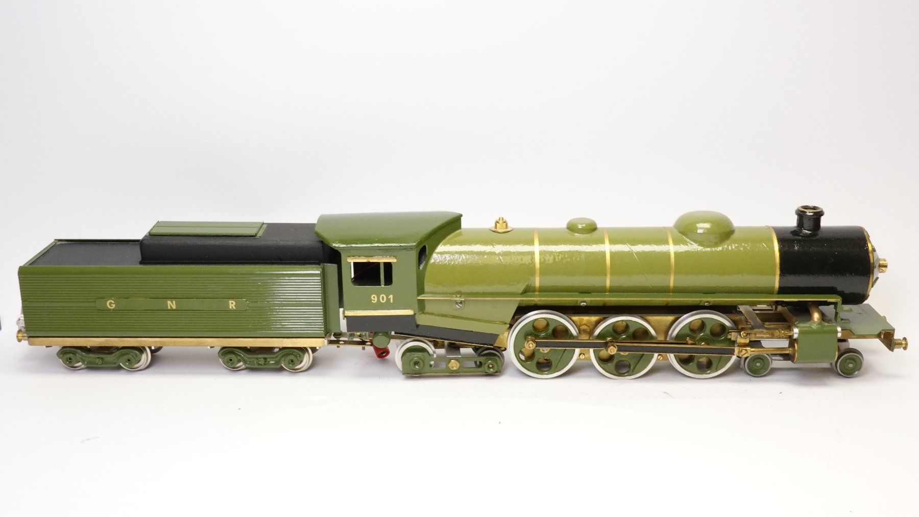 Modellini di ferrovie: e52 Spur 0 WSM / Eigenbau Dampflok GNR grün – Usato da Thun venduto da evinka_gmbh 3