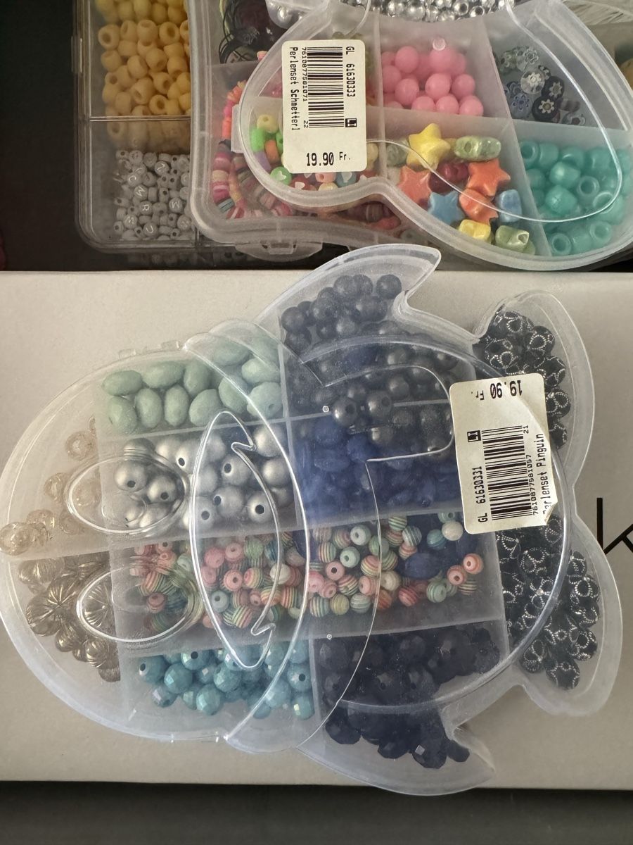 Kit bricolage: Perlen Perlenkette DIY Kinder Ketten Schmuck NP 250.- Bastel – Nuovo (secondo la descrizione) da Frenkendorf venduto da jorge0000 1