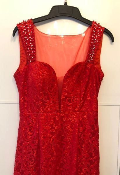 Vestiti: Wunderschönes Abendkleid rot Spitze Gr S – Nuovo e nell'imballaggio originale da Füllinsdorf venduto da Sunnebliemli7 3