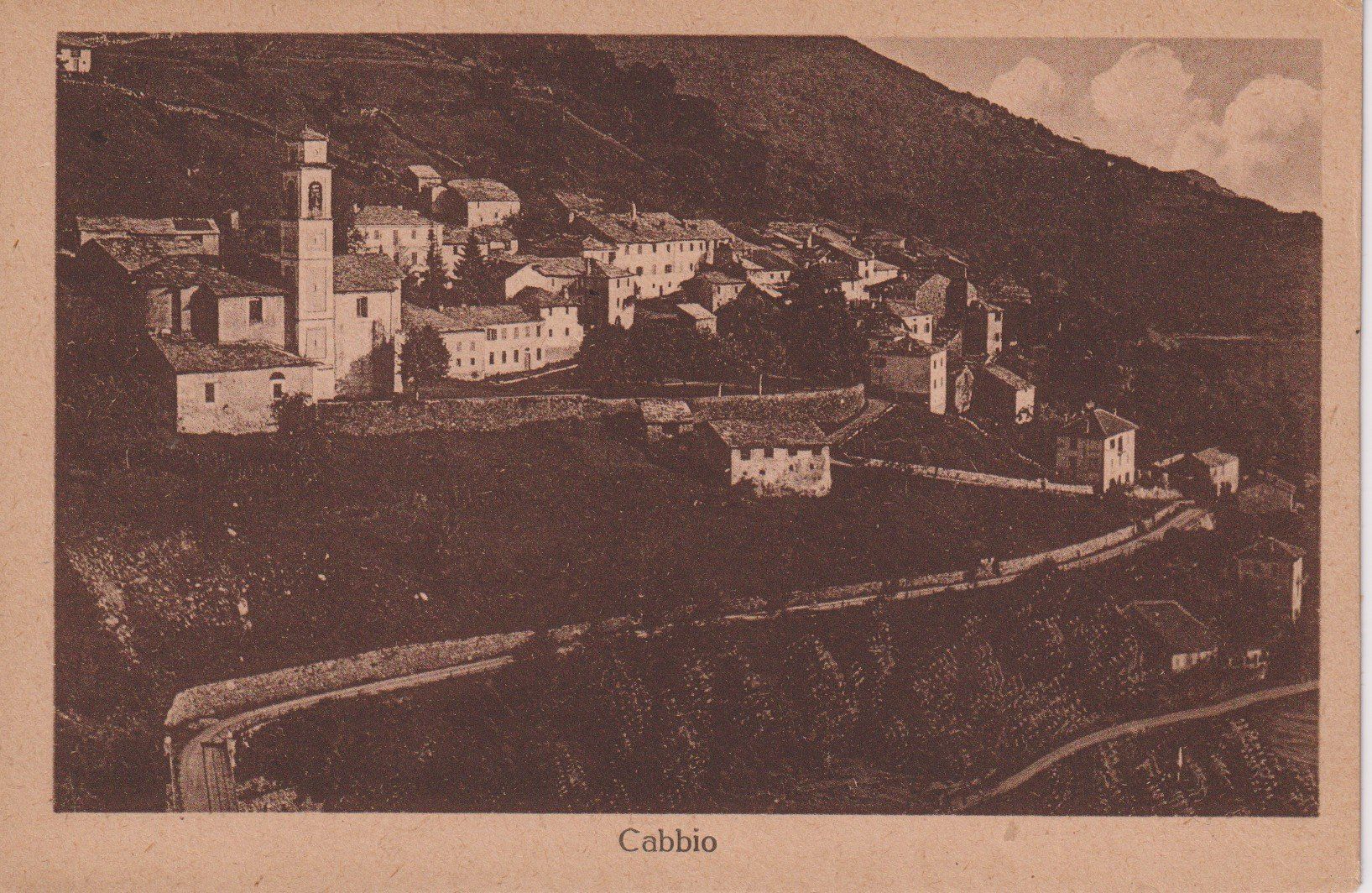 Cartoline postali: AK Cabbio, Valle di Muggio anni '40 – Usato da Riva San Vitale venduto da MAR-NAPO