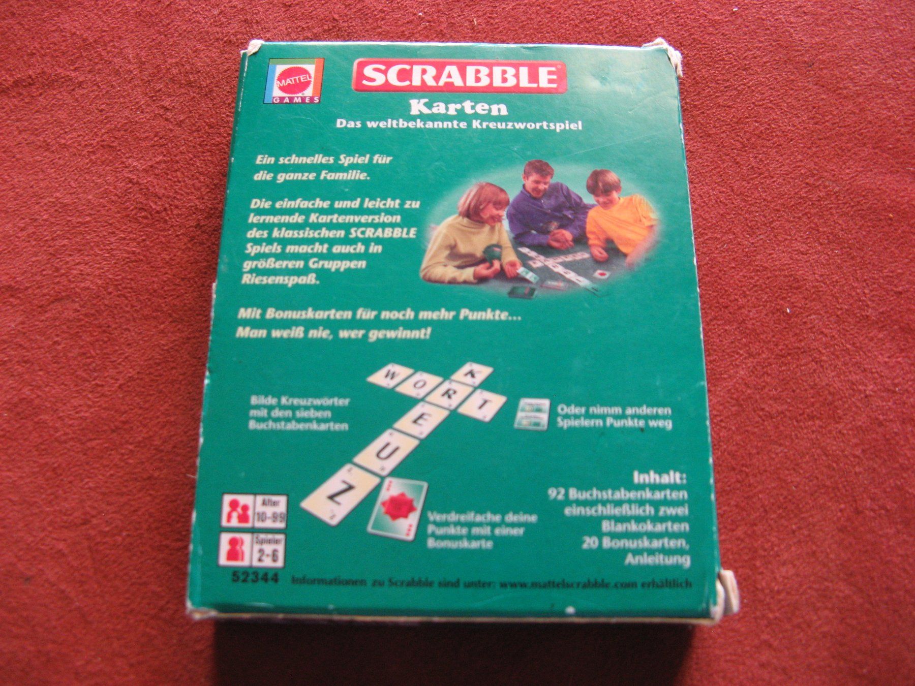 Mattel Jeux: Scrabble Karten Spiel – D'occasion à Zürich par apil 1