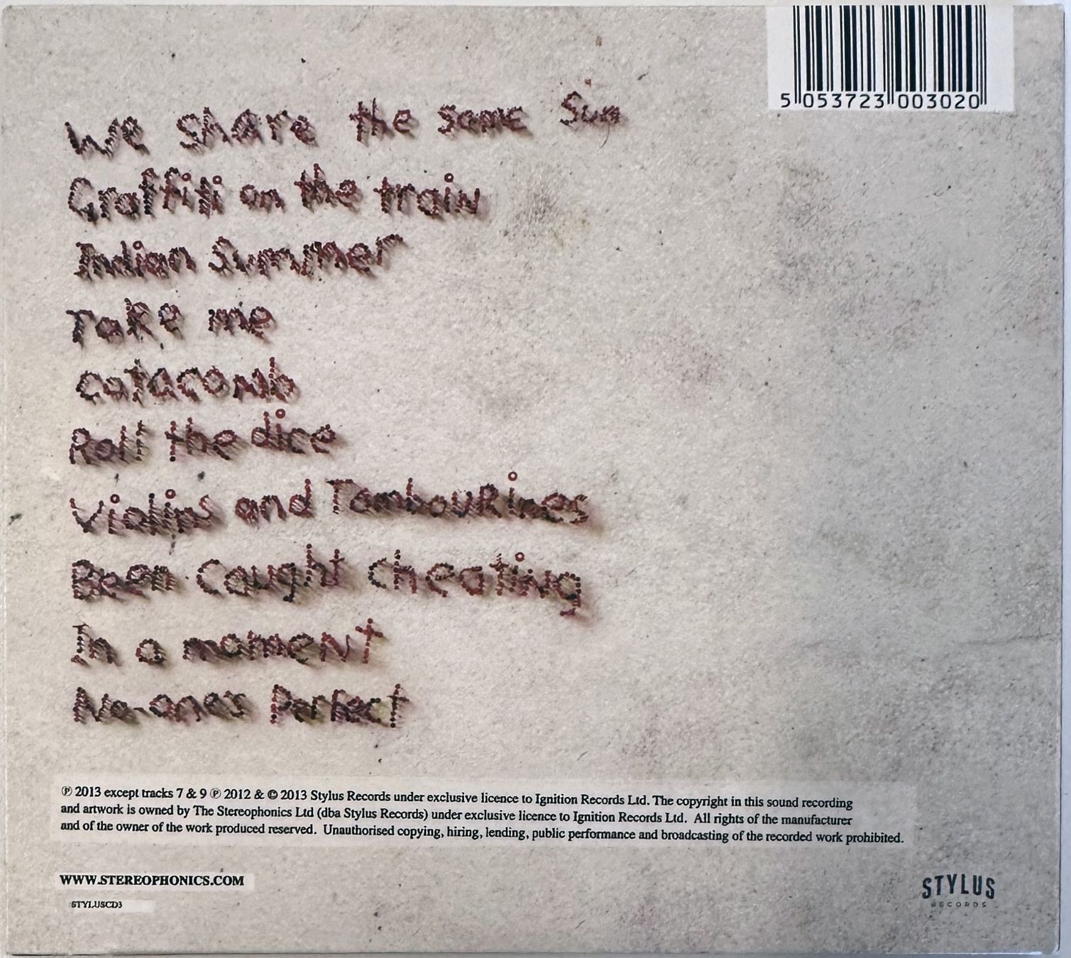 CD: Stereophonics – Graffiti On The Train – Usato da Martigny venduto da jereq 1