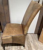 Stuhl Vintage in Büffelleder/Neu