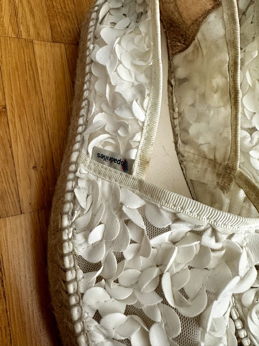 Chaussures femmes: White Floral Espadrilles Size 41 – Neuf (Voir description) à Sorengo par dis_tfq6 1