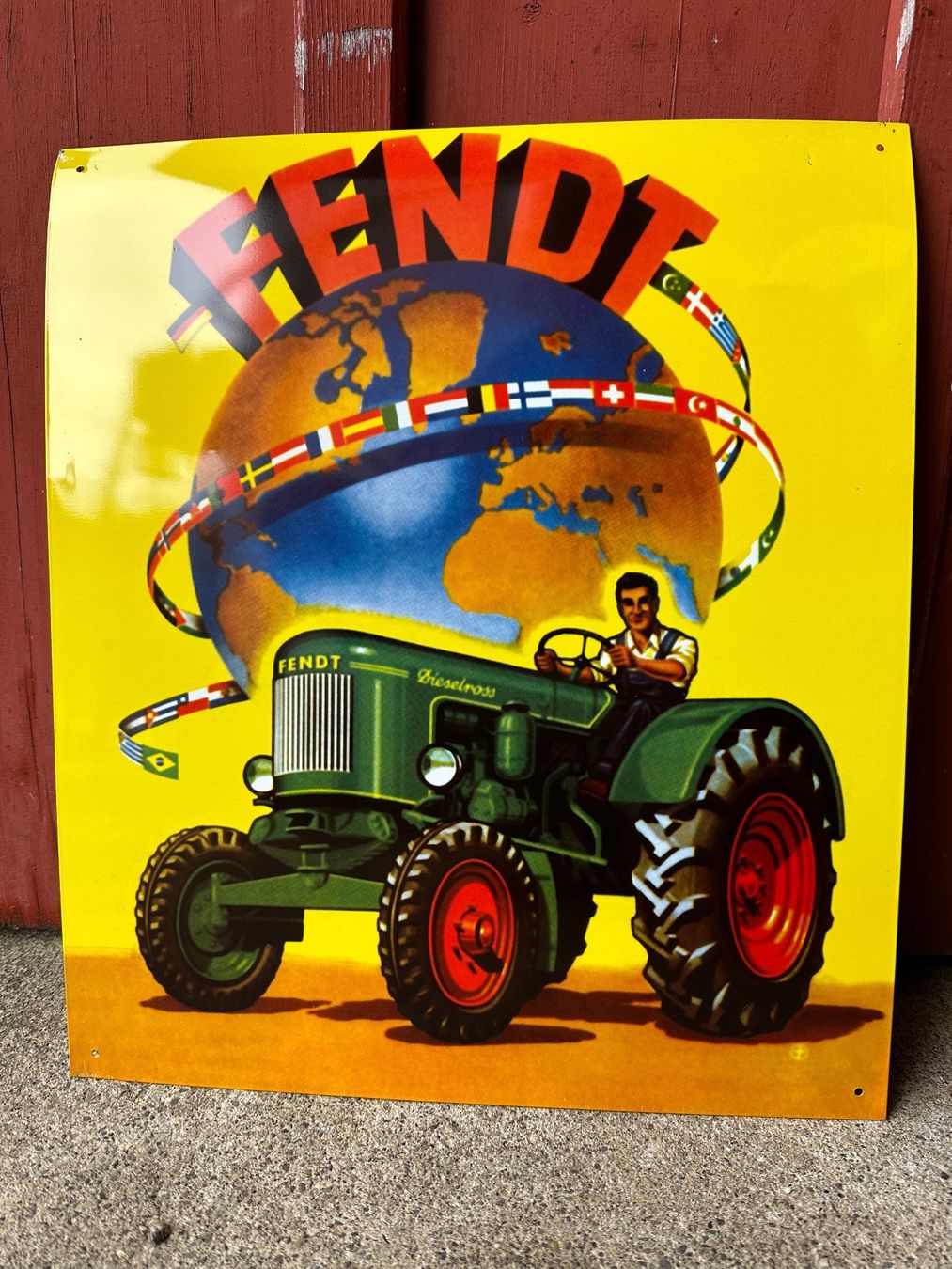 Insegne: Fendt dieselross oldtimer Traktor diesel schlepper – Nuovo (secondo la descrizione) da Reinach AG venduto da rares75