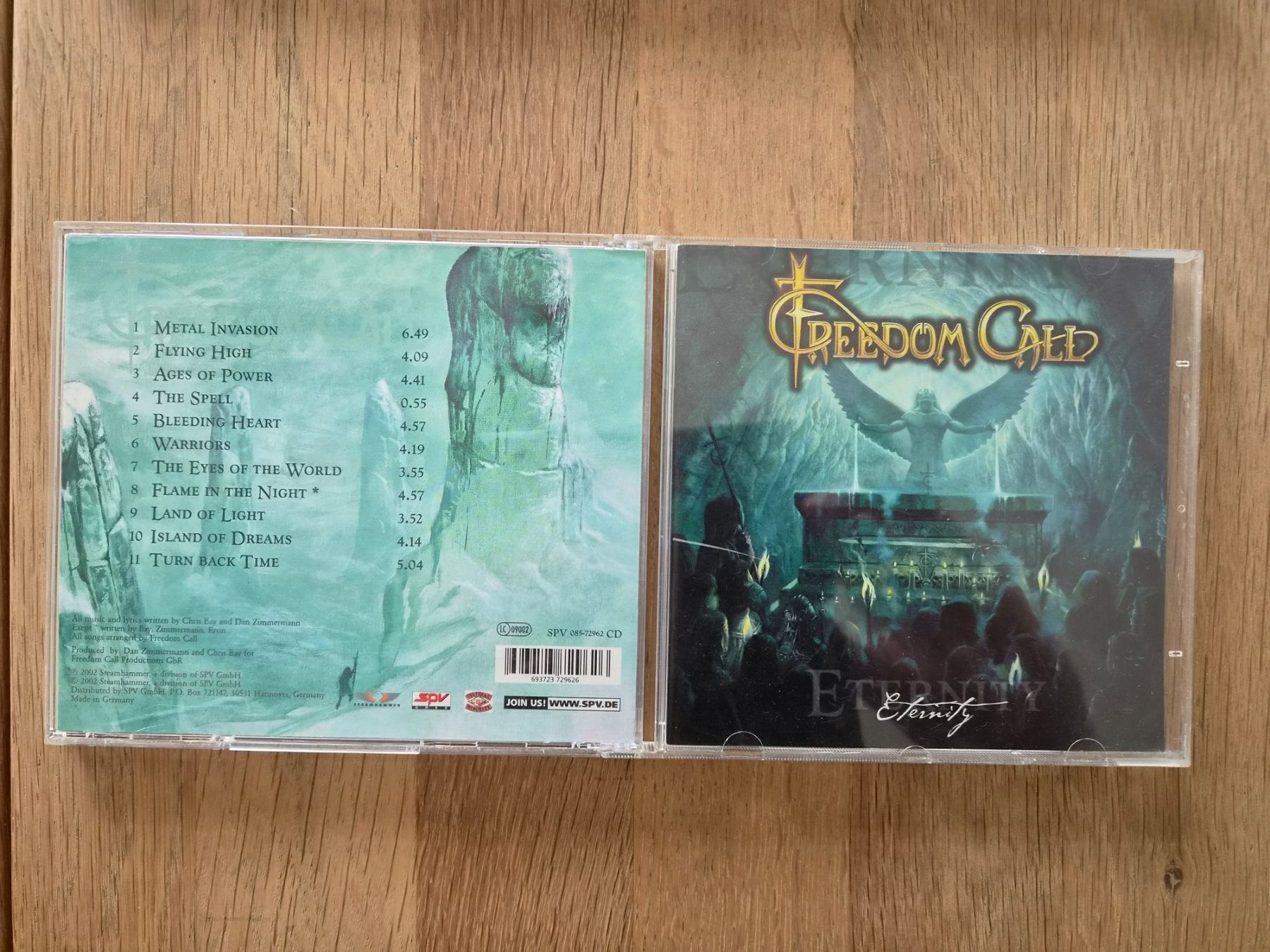 CD: CD Freedom Call - Eternity, 2002 – Usato da Nebikon venduto da Harley-Davidson01