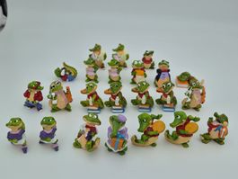 23x Riesen Vintage Ü-Ei Krokodile Figuren 90er Set 