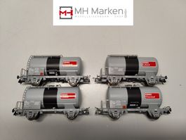Roco 44113 2x Chemiekesselwagen ESSO SBB CFF FFS DC H0 OVP