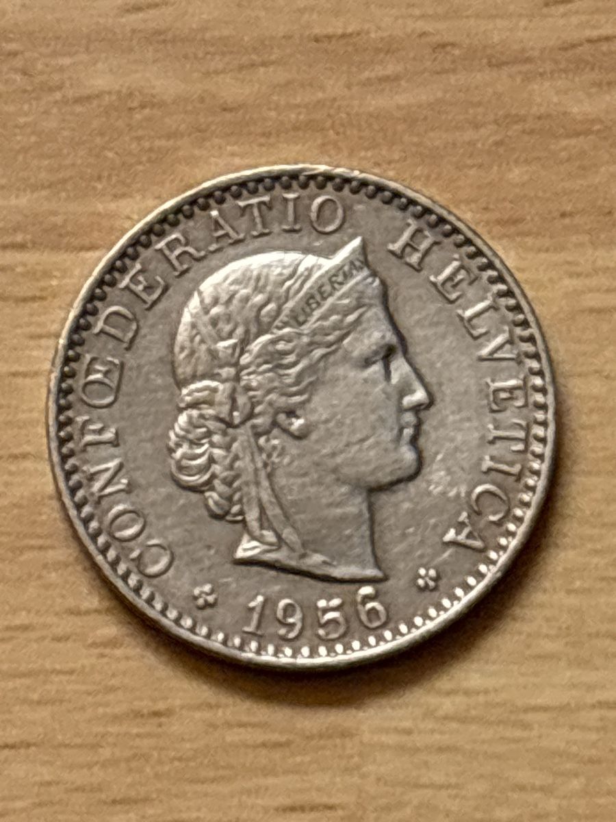 Tutti le monete: Pièce suisse de 20 centimes de 1956 – Usato da Evionnaz venduto da roh_l5yz