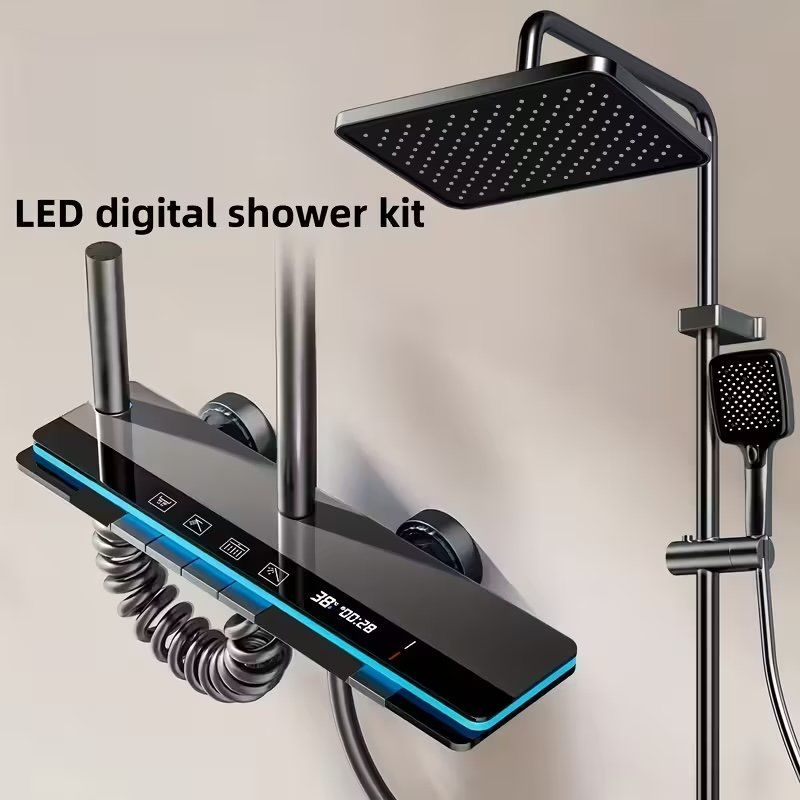 Docce: Luxus LED Duschsystem mit digitalem Duschcontroller ab 1 Fr. – Nuovo (secondo la descrizione) da Zürich venduto da SwissMarket24 3