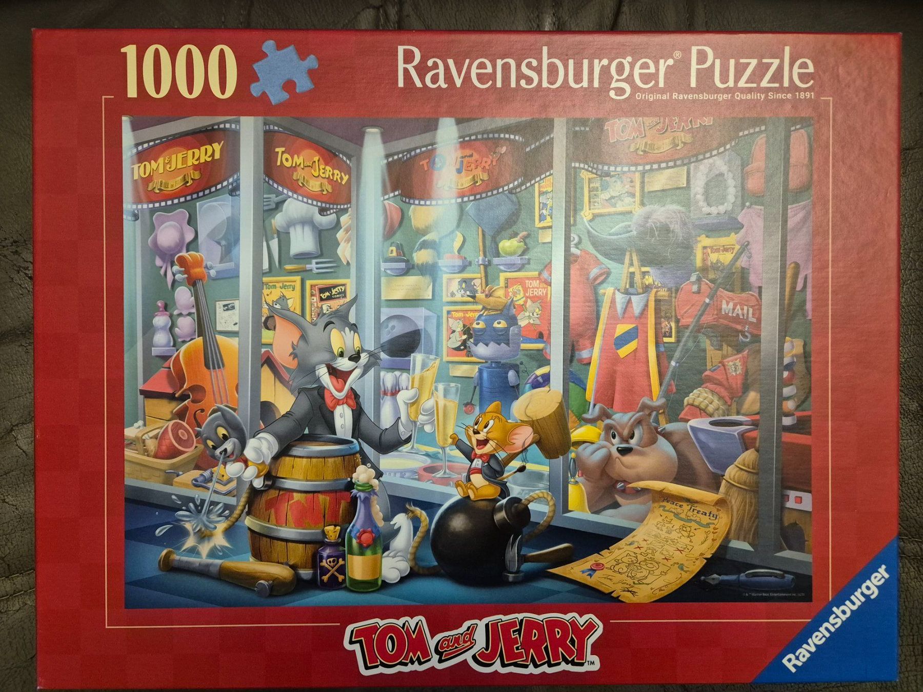 Ravensburger Puzzle 1000 Teile - Tom und Jerry, komplett! (Gebraucht ...