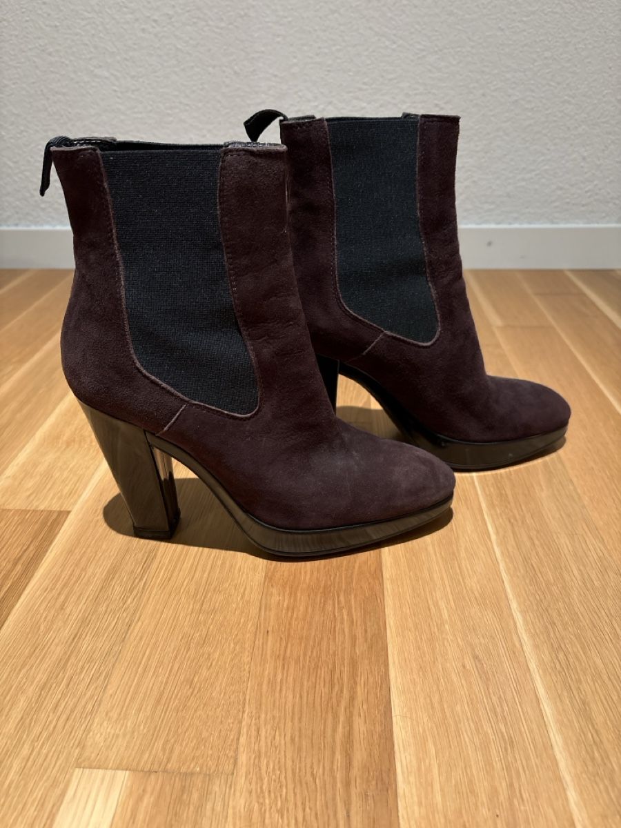 Hogan Scarpe da donna: Hogan Stiefelette Gr 37.5 braun – Usato da Bülach venduto da Chantoffel
